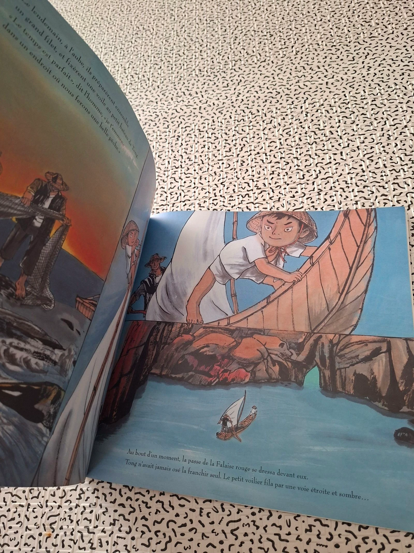 El pequeño pescador y el esqueleto – Chen Jiang Hong – Álbum infantil – photo 5